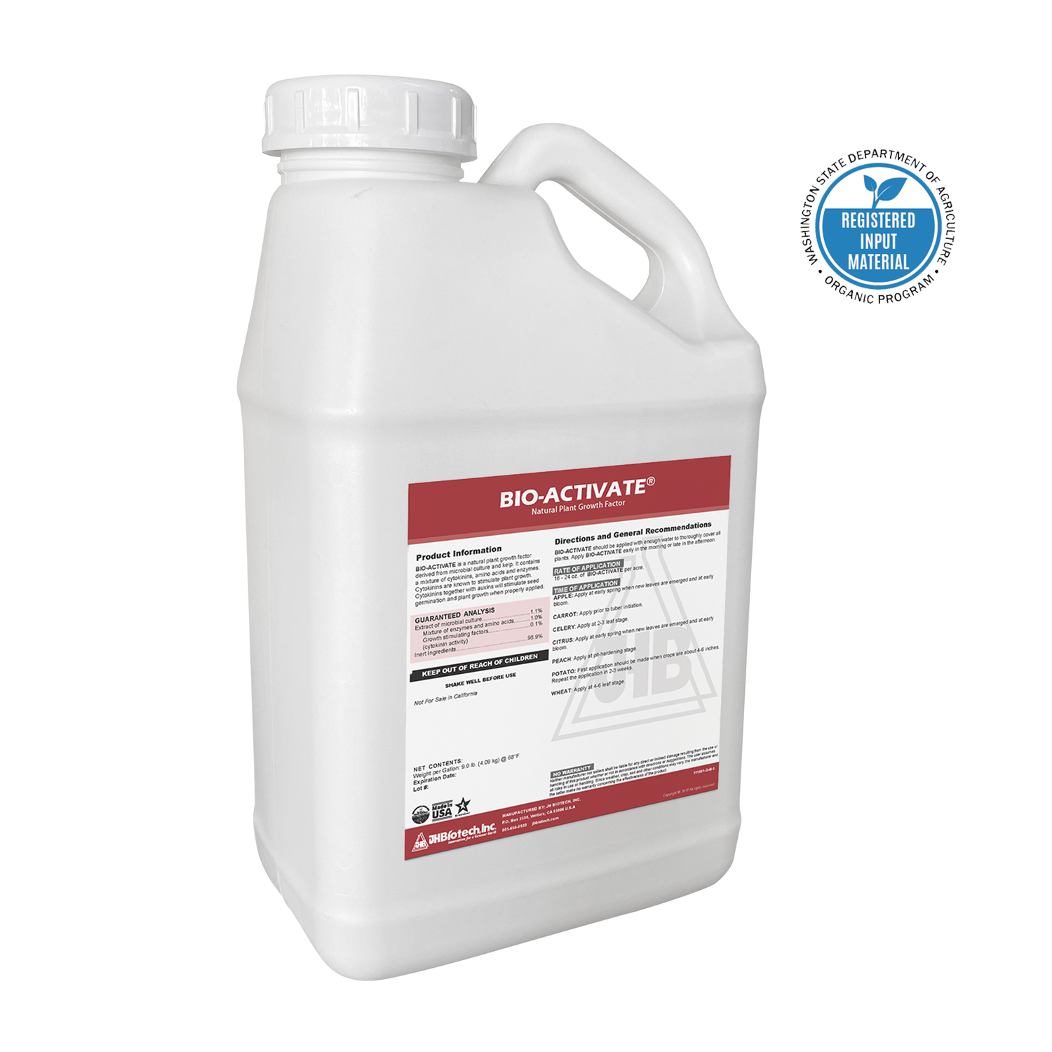 Bio-Activate® | Factor de crecimiento vegetal natural | JH Biotech Inc.