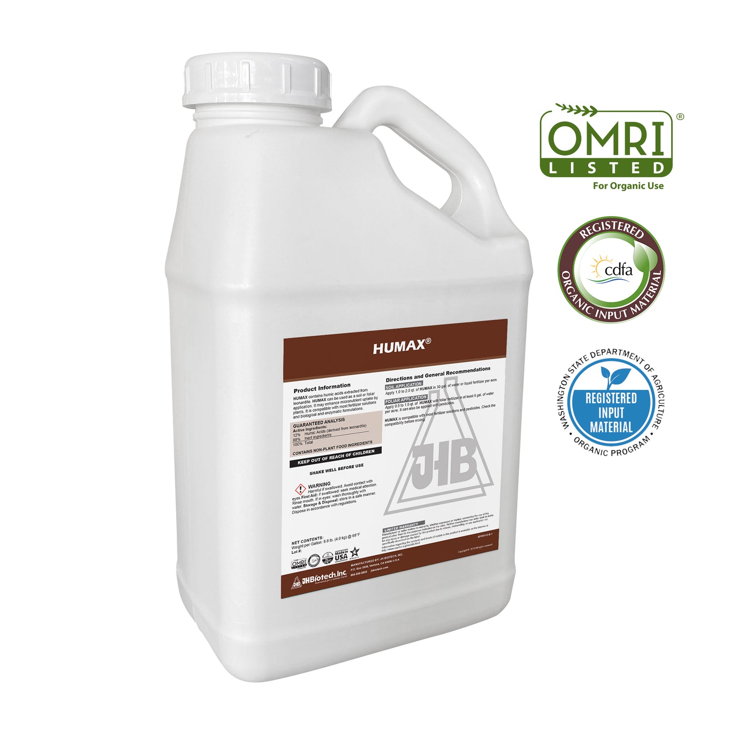 Humax®12% | Ácido húmico | JH Biotech Inc.