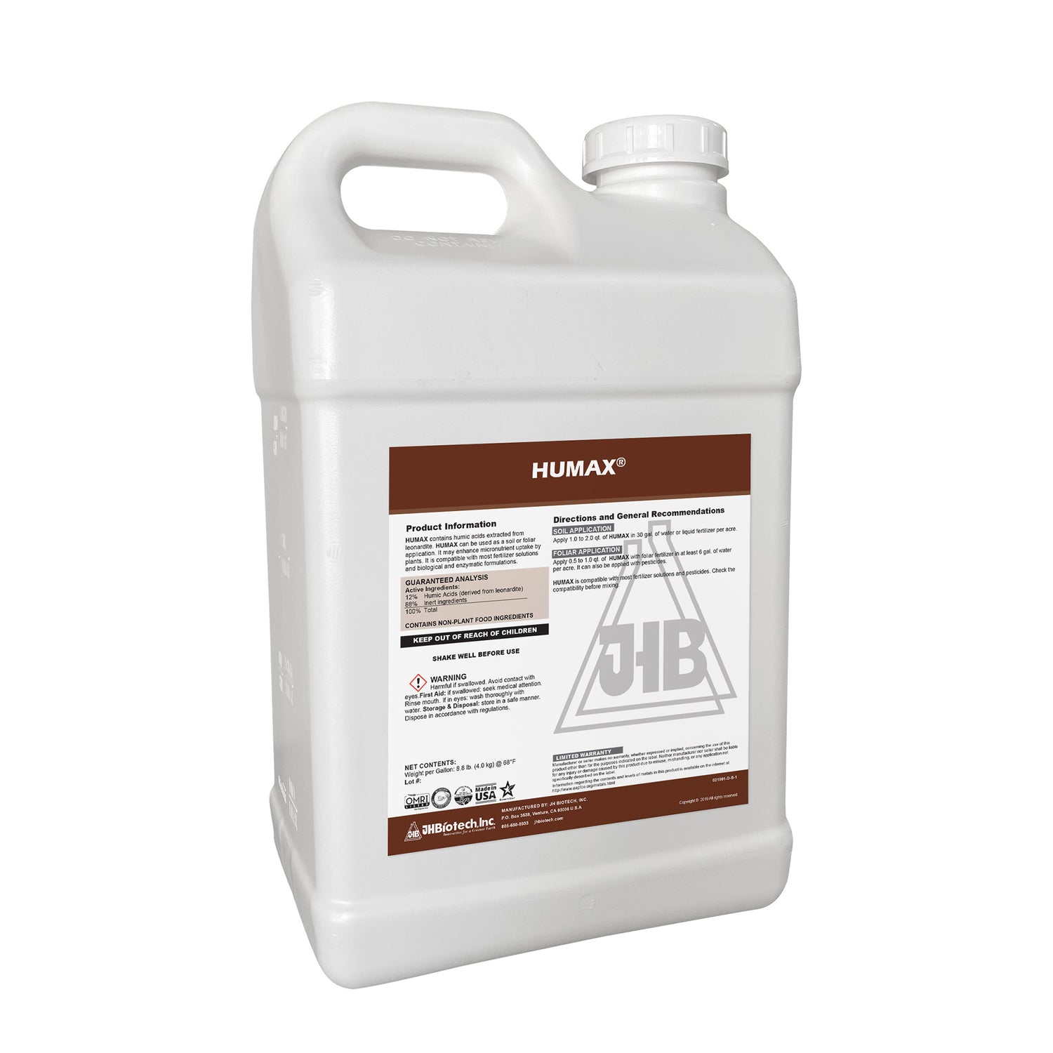 Humax®12% | Ácido húmico | JH Biotech Inc.