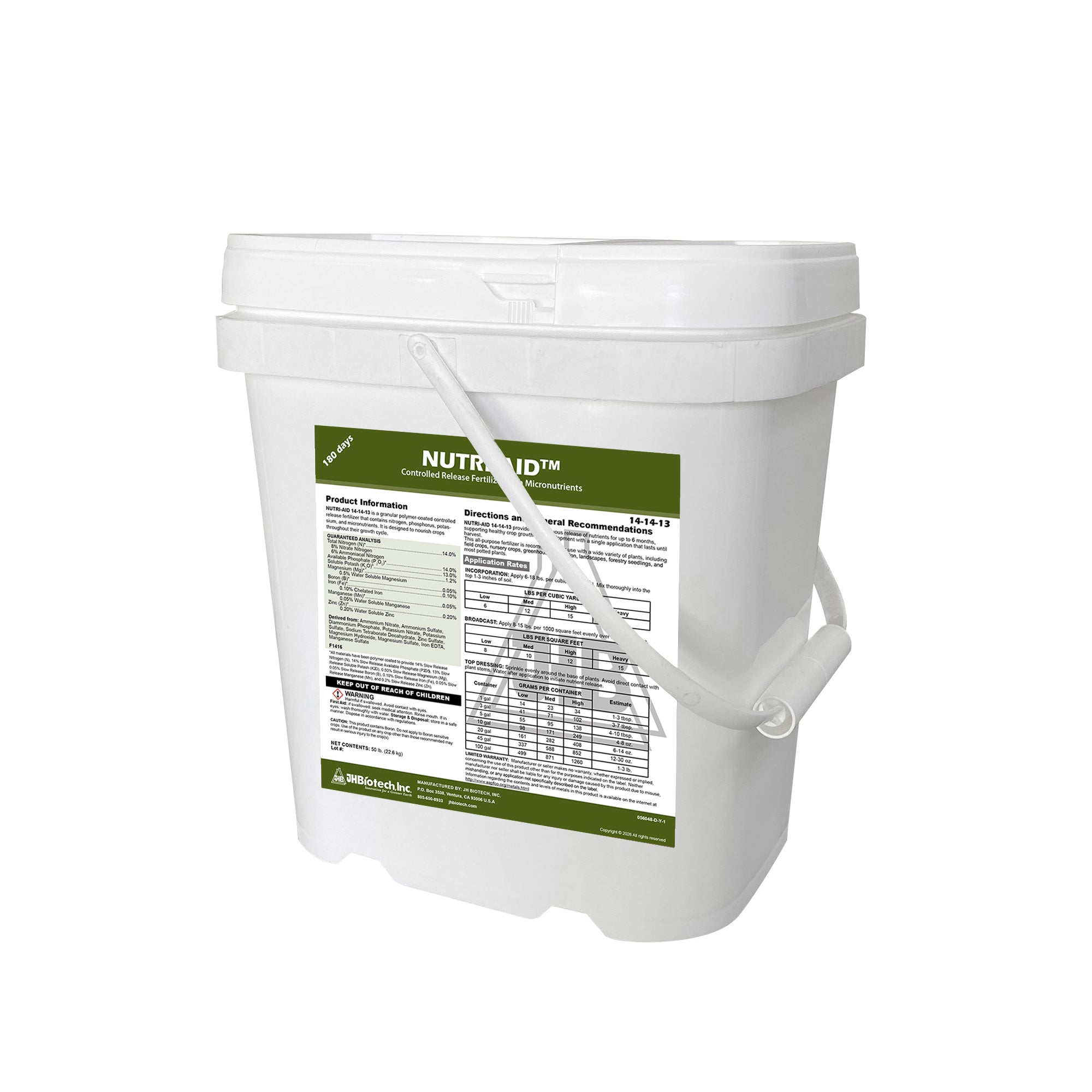 Nutri-Aid™ 14-14-13 | Controlled Release Granule Fertilizer with