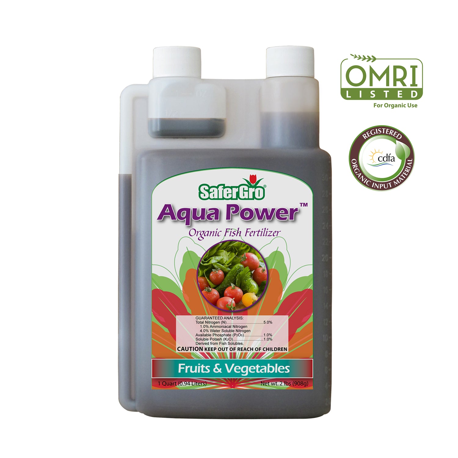 Aqua Power™ | Fertilizante orgánico para peces | SaferGro