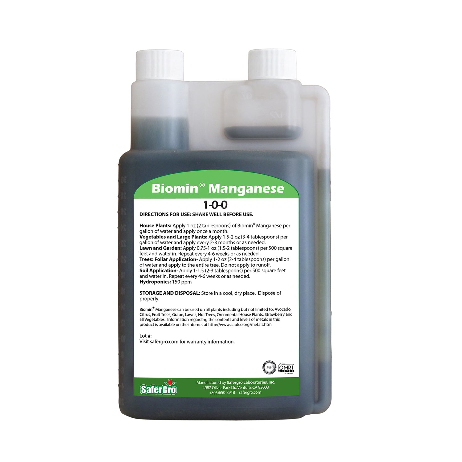 Biomin® Manganeso | Nutrientes complejos | SaferGro