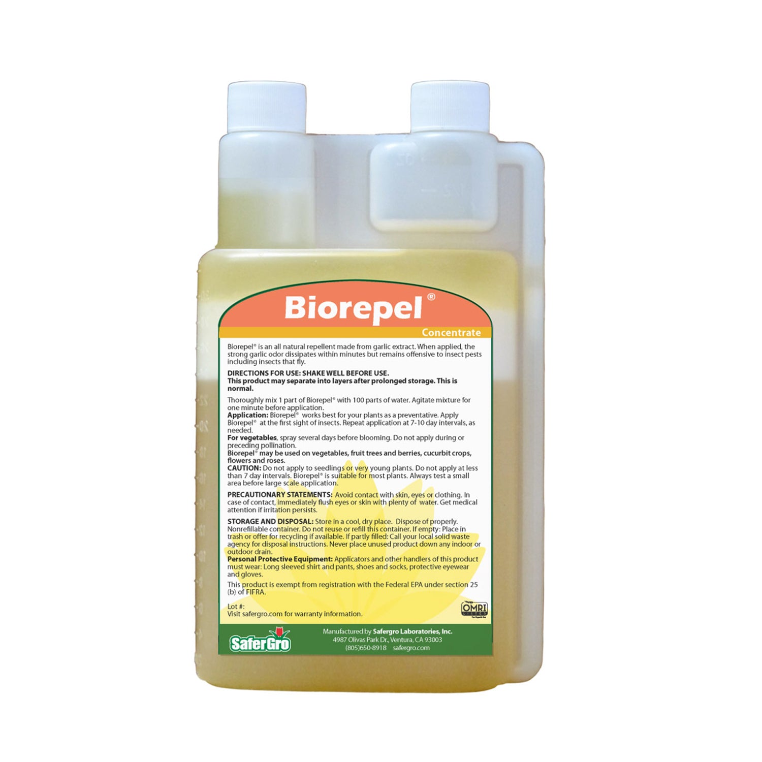 Biorepel® | Repelente natural de insectos | SaferGro