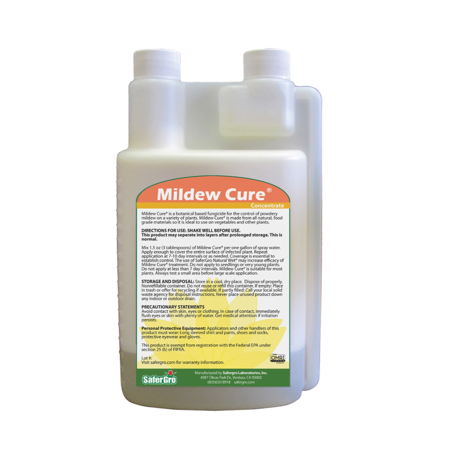 Mildew Cure® | Fungicida | SaferGro