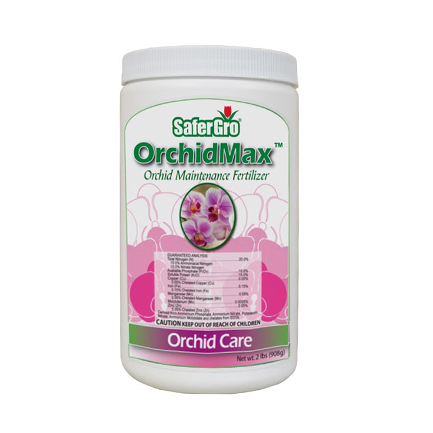 OrchidMax™ 20-15-15 | Fertilizante para el mantenimiento de orquídeas | SaferGro