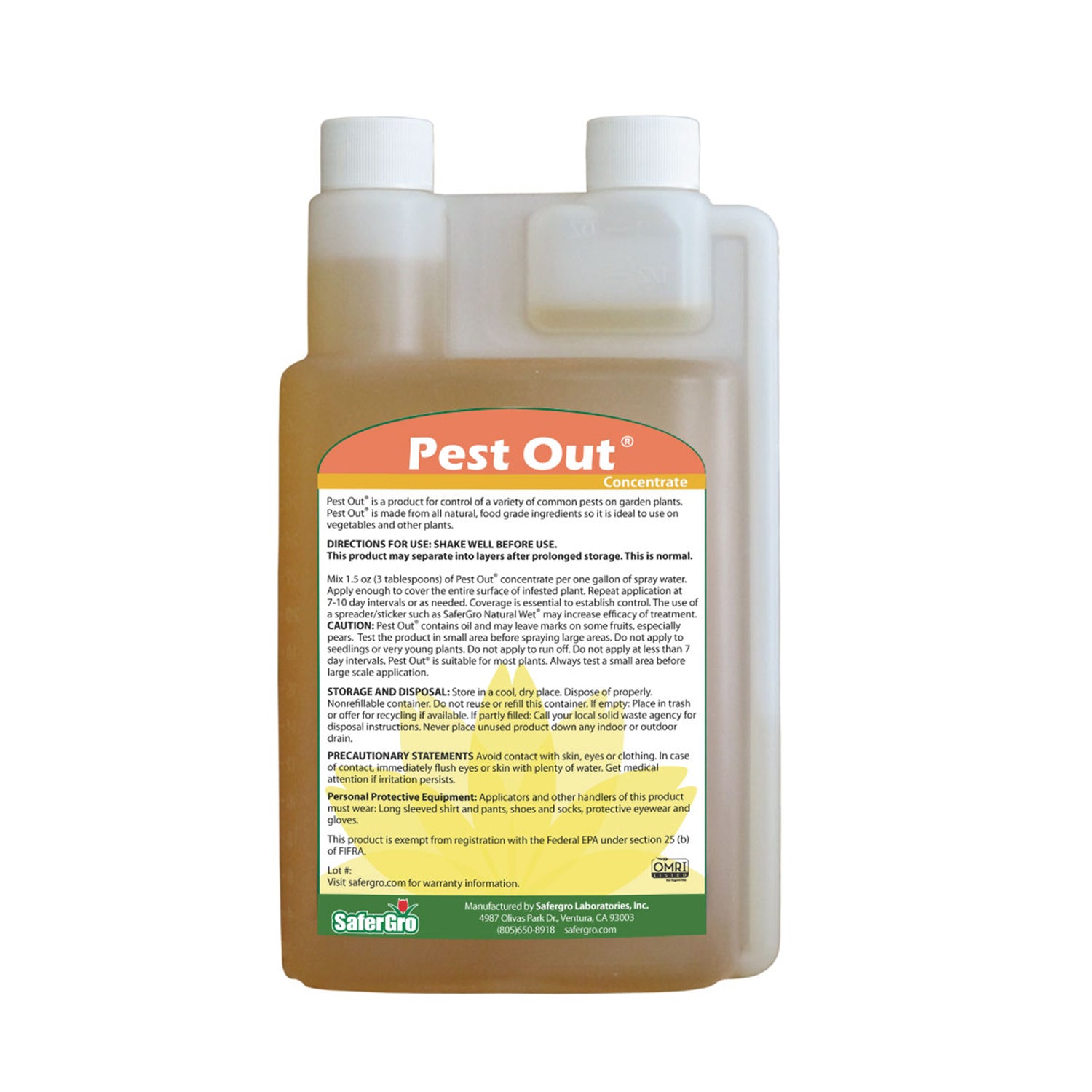 Pest Out® | Insecticida y acaricida natural | SaferGro
