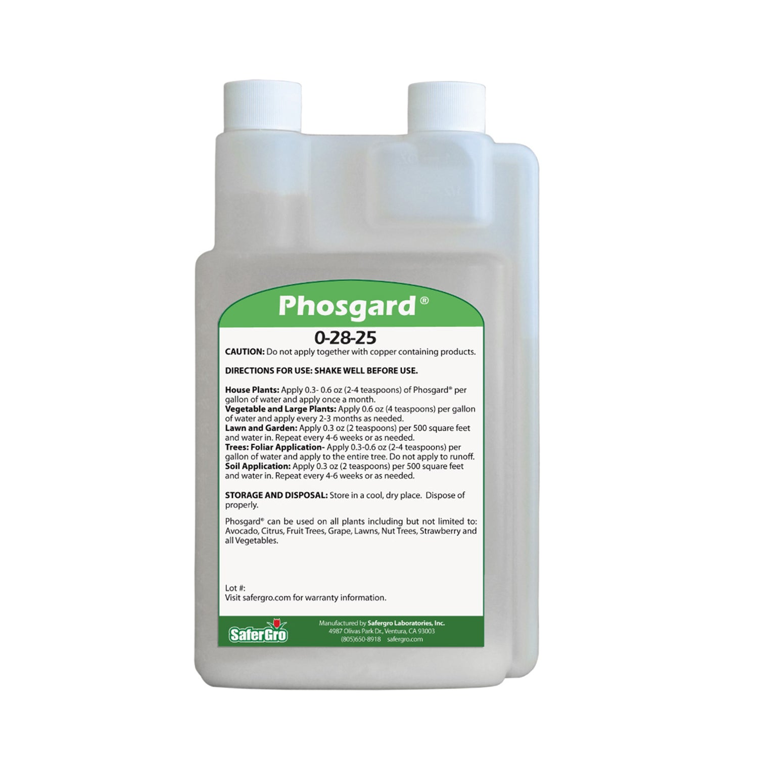 Phosgard® 0-28-25 | Plant Nutrients for Soil and Foliar Application