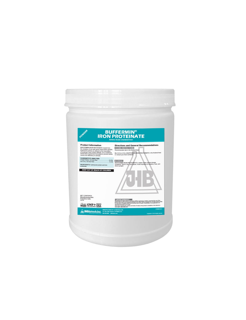 Buffermin® Iron Proteinate 15% | Amino Acids Chelated Iron for Animal Supplement | JH Biotech Inc.