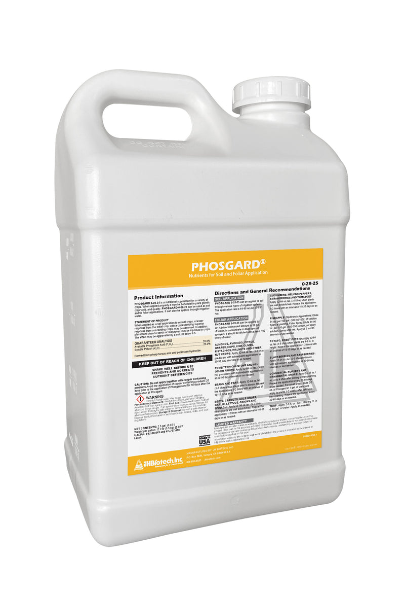 Phosgard® 0-28-25 | Plant Nutrients for Soil and Foliar Application | JH Biotech Inc.