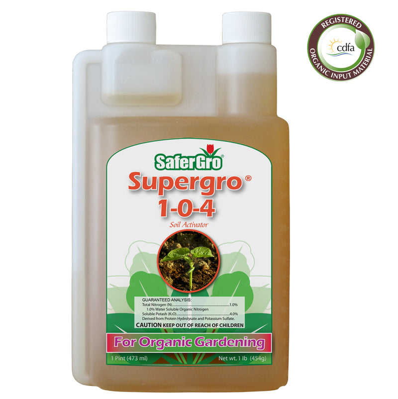 Supergro®1-0-4 | Soil Activator | SaferGro