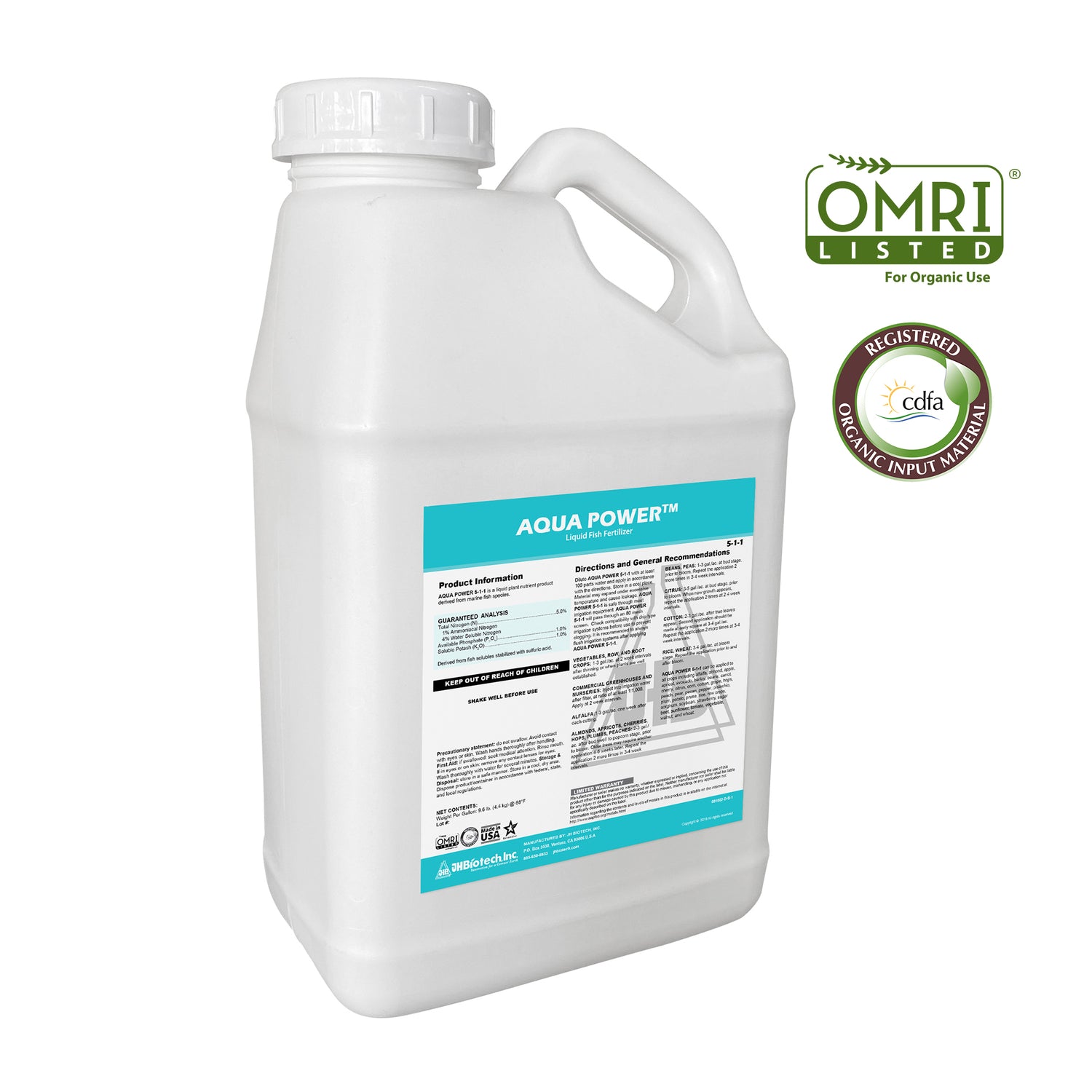 Aqua Power™ 5-1-1 | Organic Fish Fertilizer