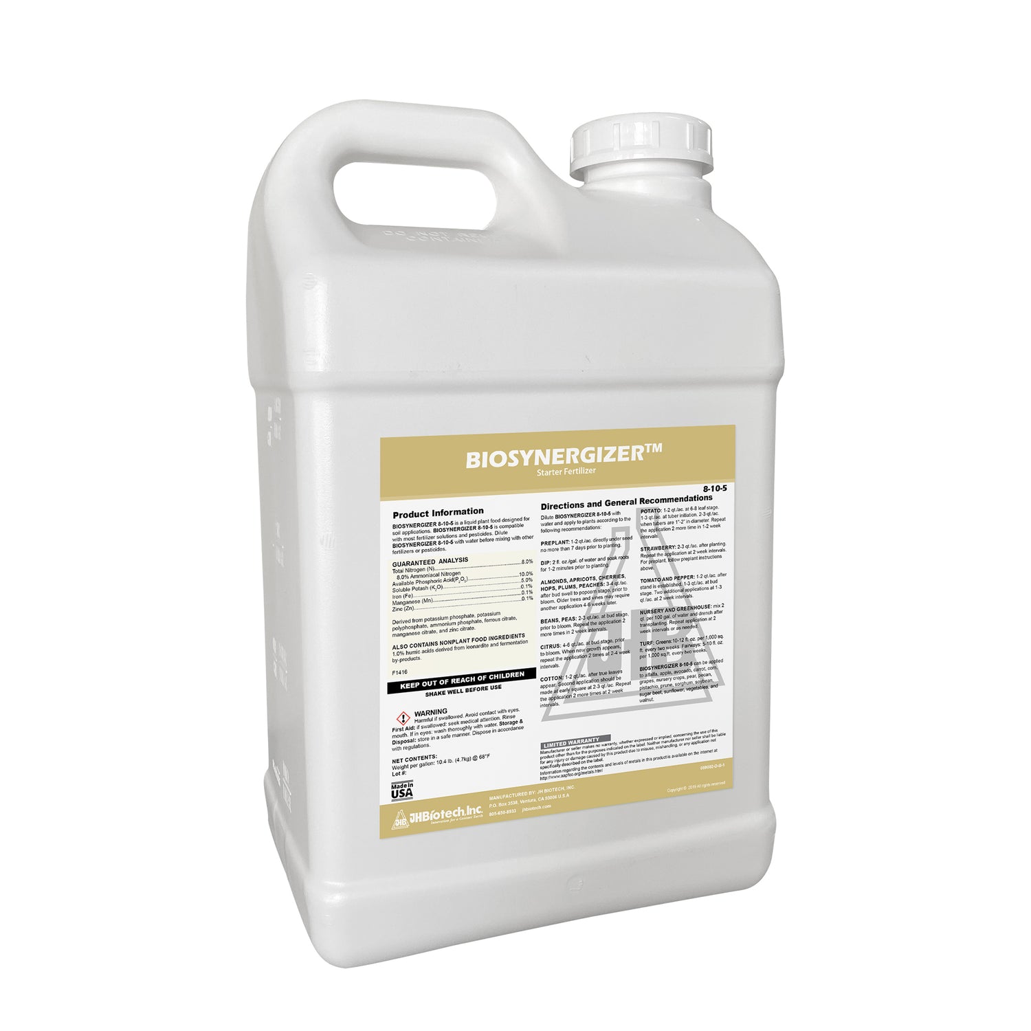 Biosynergizer™ 8-10-5 | Starter Fertilizer