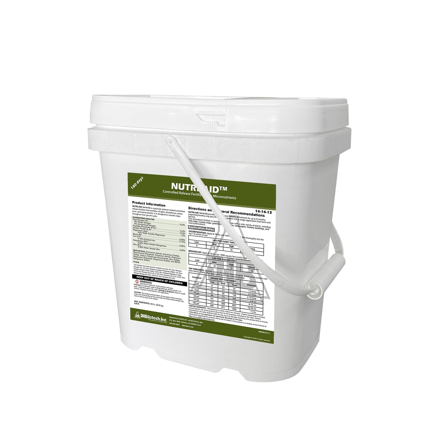 Nutri-Aid™ 14-14-13 | Controlled Release Granule Fertilizer with Micronutrients