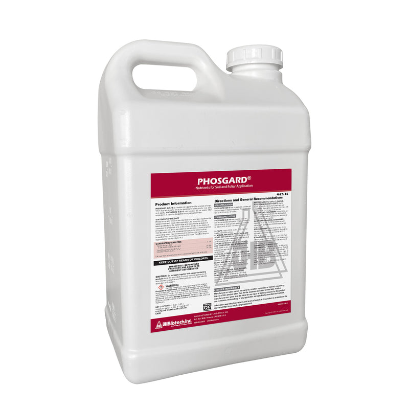 Phosgard® 4-25-15 | Nutrientes vegetales para aplicación foliar y en el suelo | JH Biotech Inc.