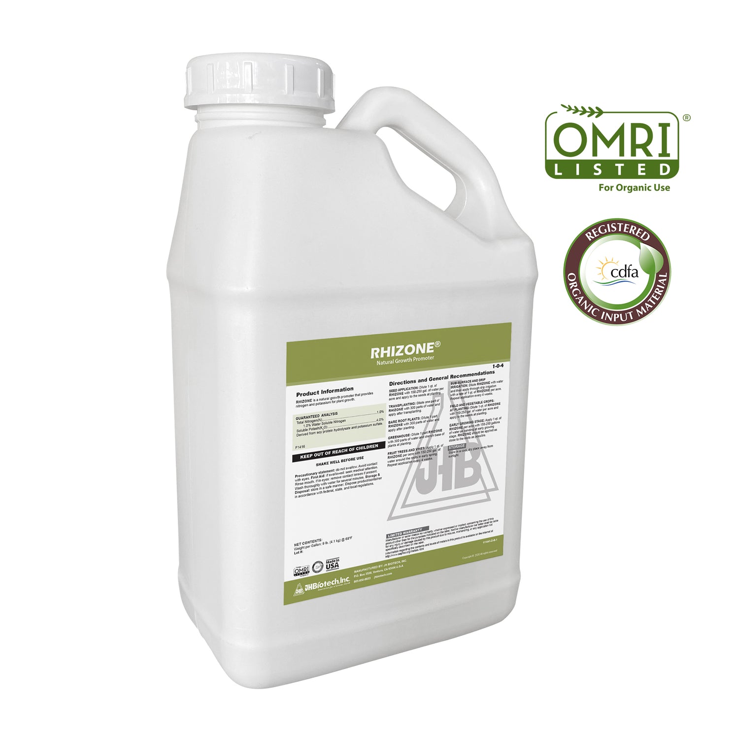 Rhizone® | Promotor de crecimiento natural | JH Biotech Inc.
