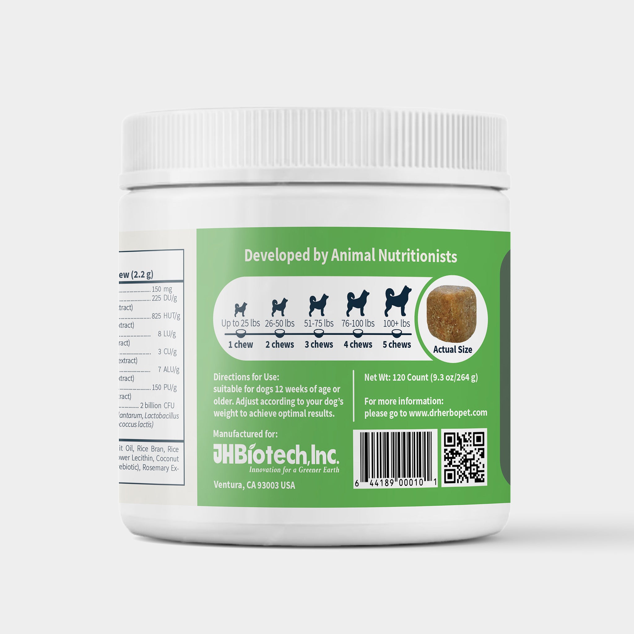 健康・医学 dodo Dr. Herbo Canine Digestive Care Soft Chew – SaferGro Online Store