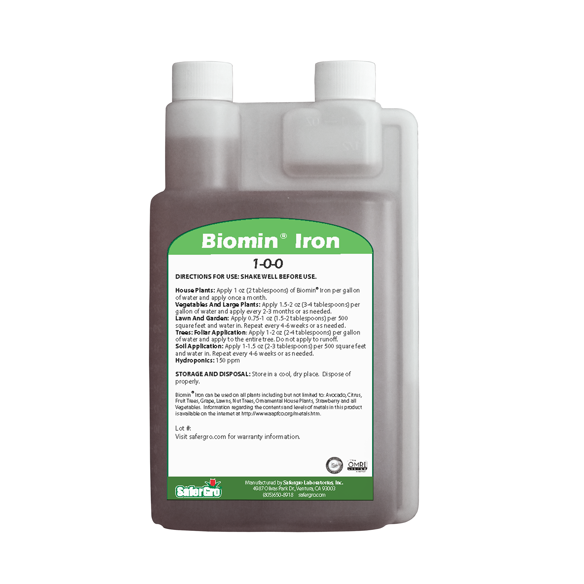 SaferGro Biomin Iron - Thumbnail 3