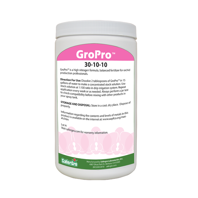 GroPro™ 30-10-10 | Orchid Professional Growth Fertilizer