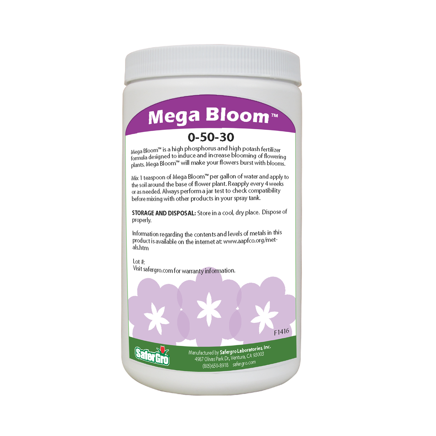 fertilizer to make plants bloom Mega Bloom™ 0-50-30