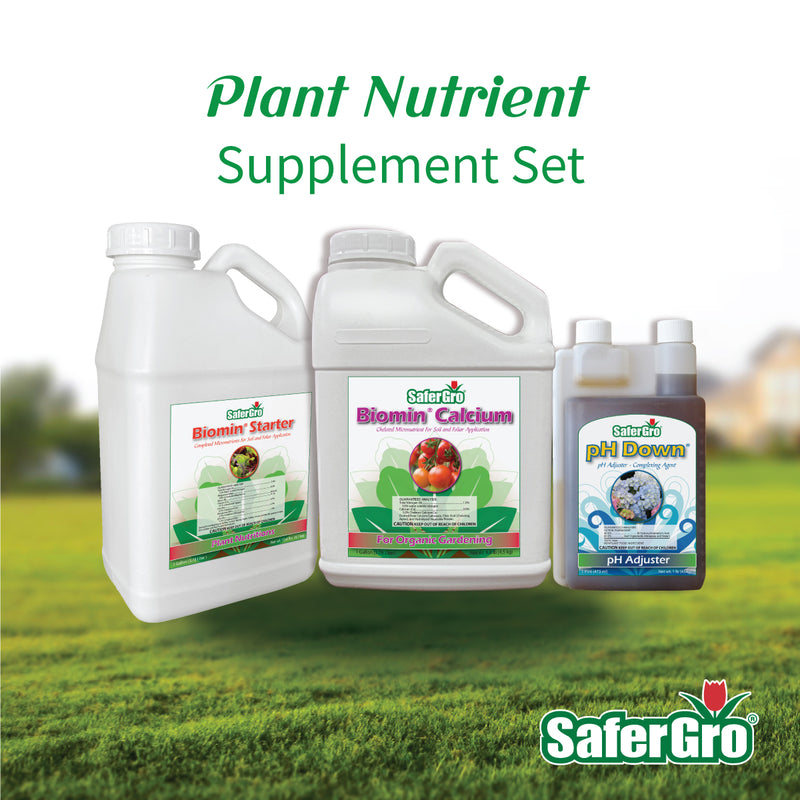 Plant Nutrient Supplement Sets - 7 Complete Nutrients + Compatibility Agents