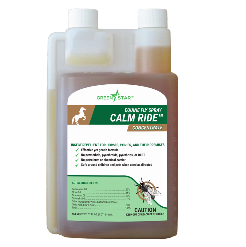 Calm Ride™ – Concentrate | Equine Fly Spray | Green Star