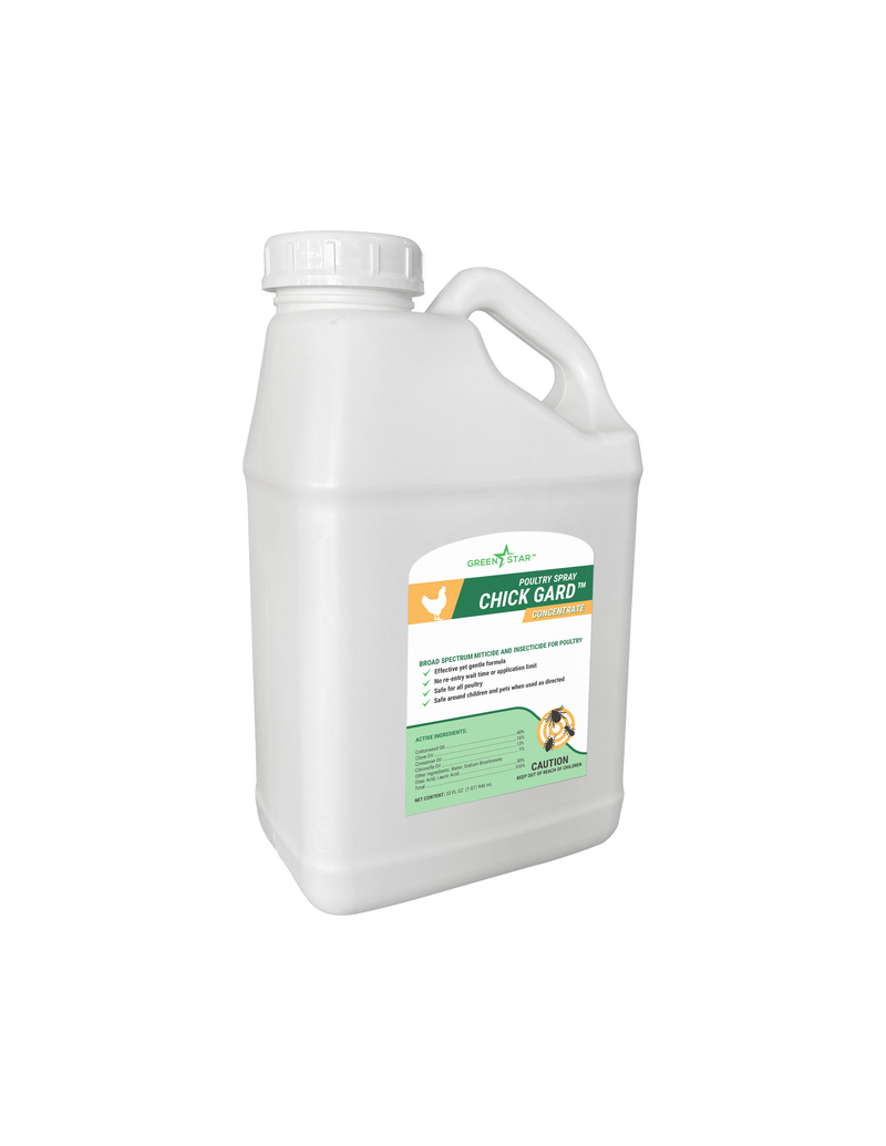 Chick Gard® – Concentrated | Broad Spectrum Insecticide and Miticide | Green Star