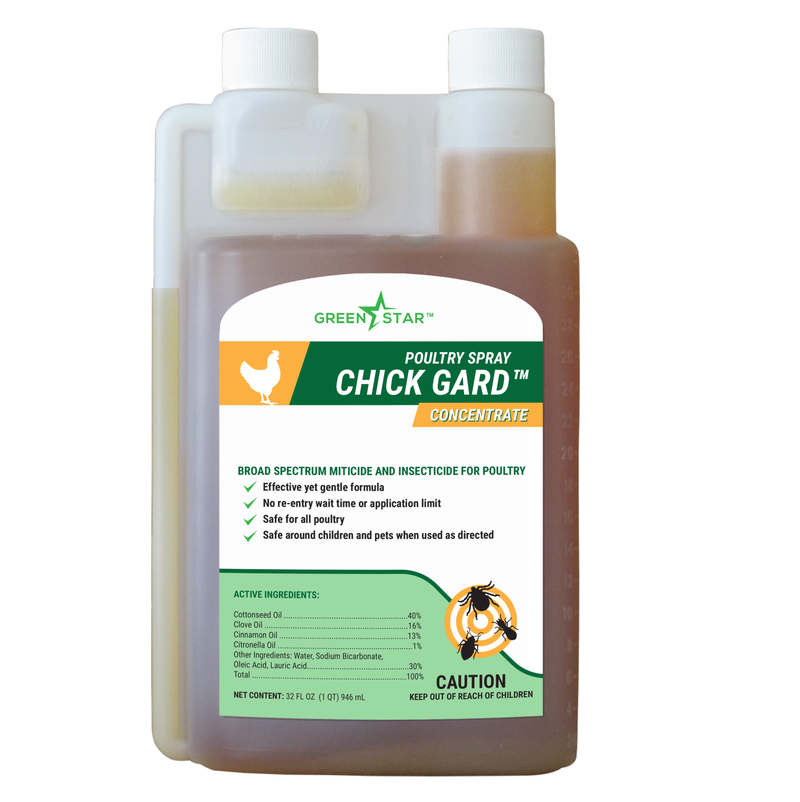 Chick Gard® – Concentrated | Broad Spectrum Insecticide and Miticide | Green Star