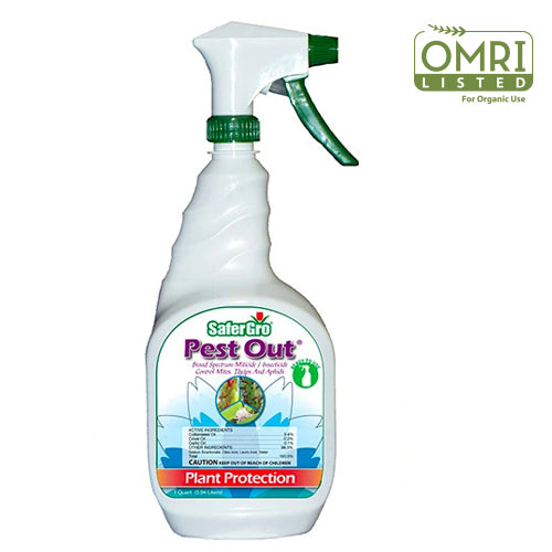 Pest Out® Ready-to-Use Bottle | Broad Spectrum Miticide and Insecticide | SaferGro