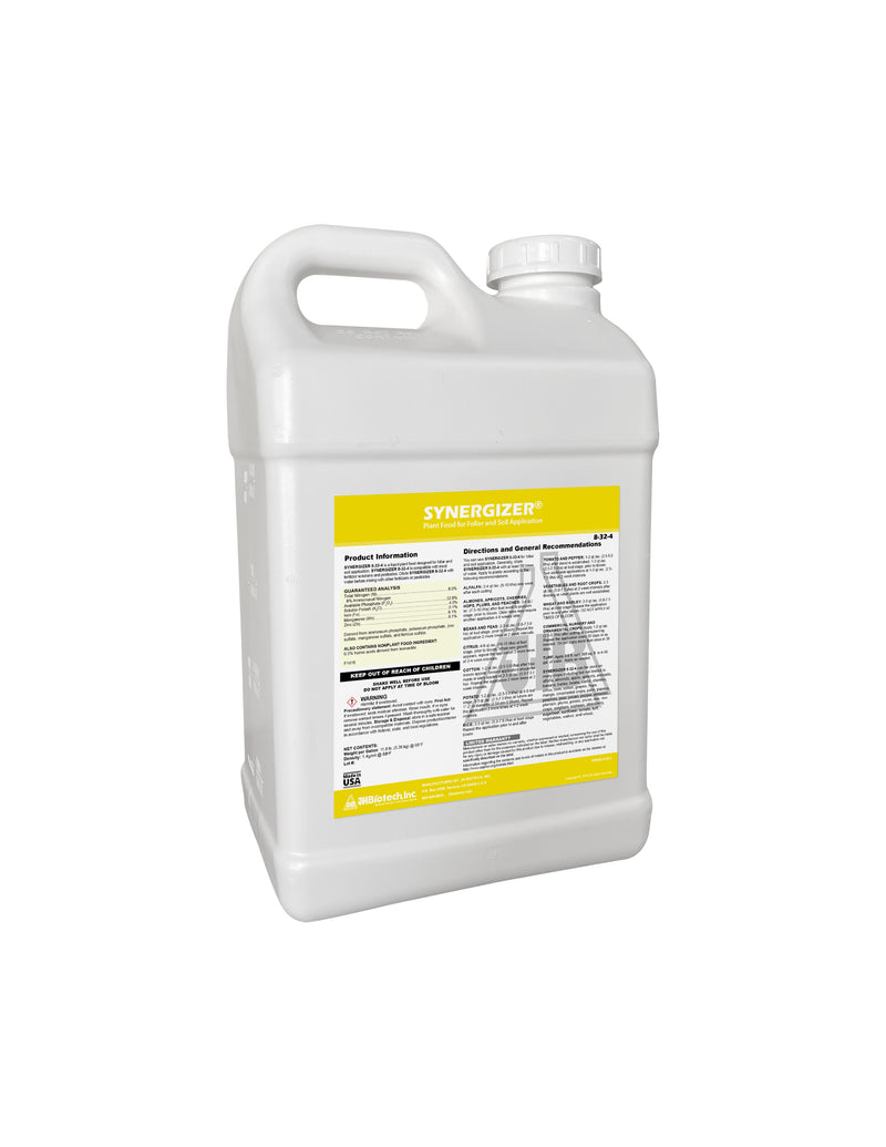 Synergizer® 8-32-4 | Plant Food for Foliar and Soil Application | JH Biotech Inc.