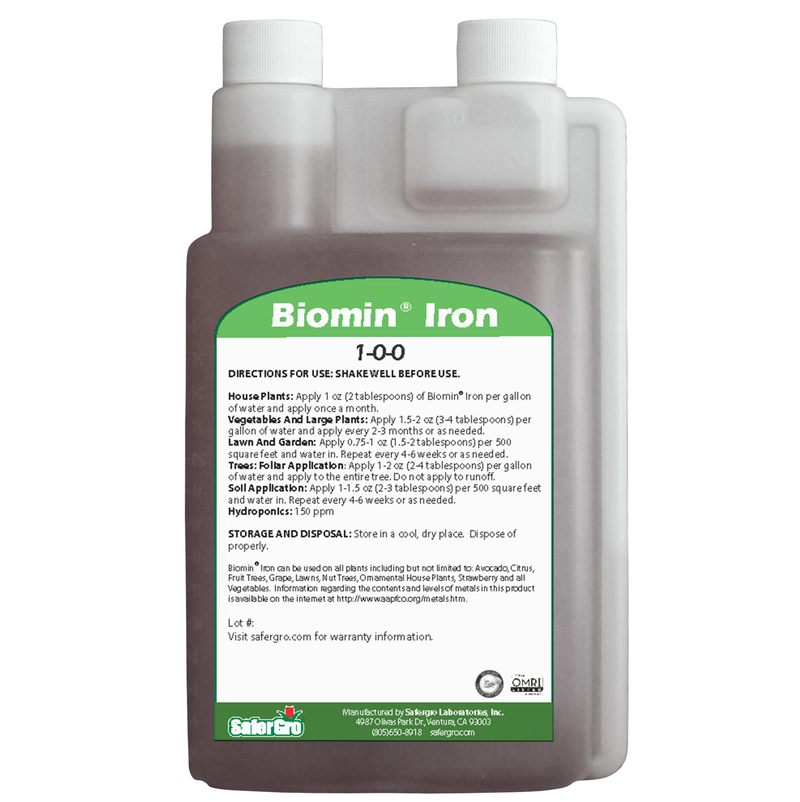 Biomin® Iron | Complexed Nutrients | SaferGro