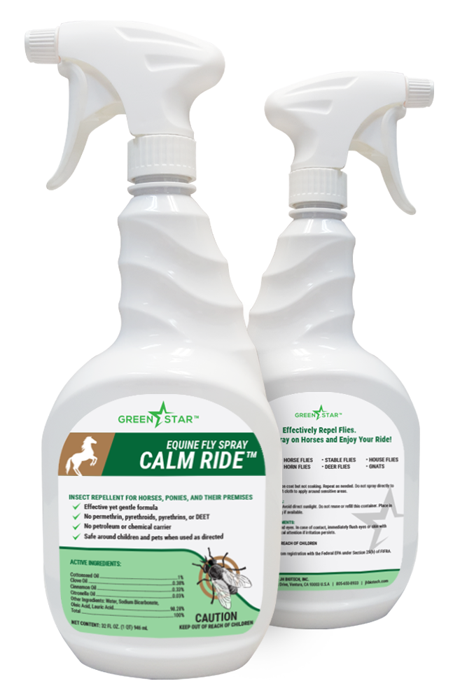 Calm Ride™ | Equine Fly Spray | Green Star
