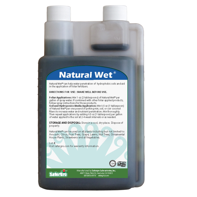 Natural Wet® | Wetting Agent | SaferGro