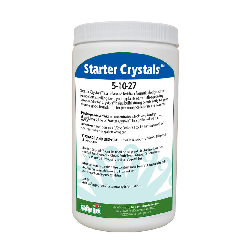 Starter Crystals™ 5-10-27 | Starter Fertilizer | SaferGro
